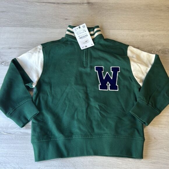 Zara J.Wear Green Jacket with White W and‎ EST. 1975 size 6-7 nwt - Picture 3 of 5